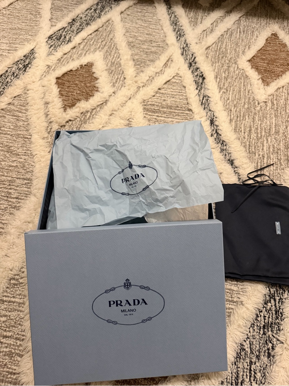 Prada Double Wheel Re-nylon Gabardine Women Sneakers - Black/white - Picture 16 of 16